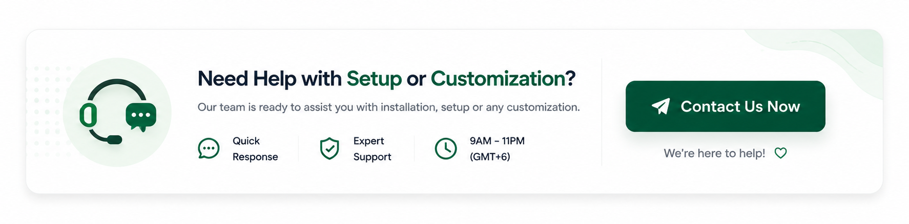 Rapidx support — contact us on WhatsApp for help with installation, customization, and updates