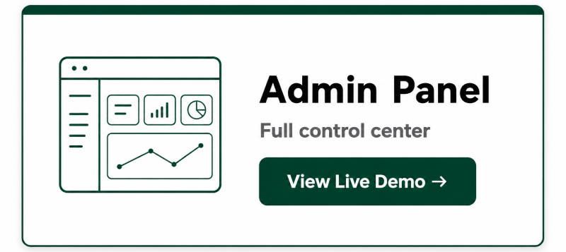 View admin panel demo