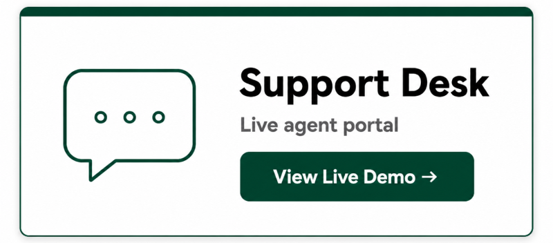 View support desk demo